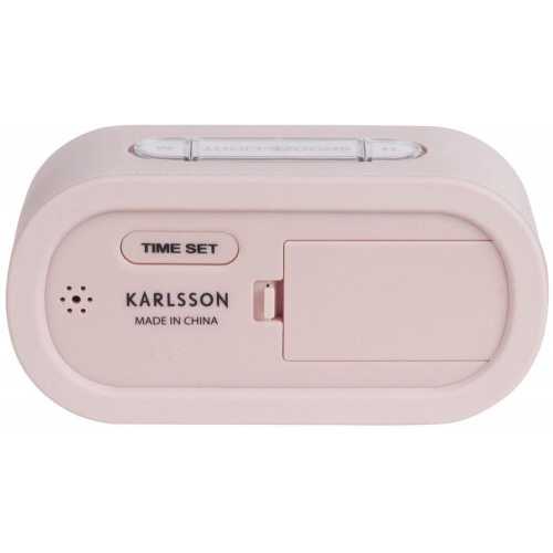 Karlsson Gummy Alarm Table Clock Soft Pink Naken Interiors